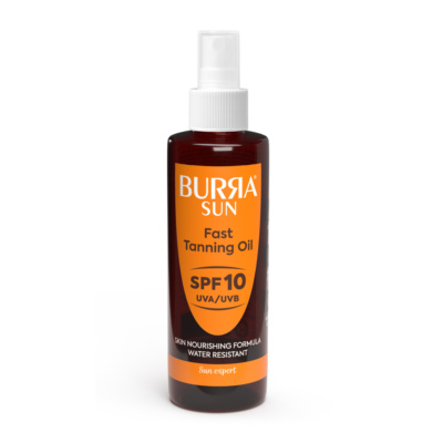BURRA SUN FAST TANNING OIL SPREJ SPF 10, 200 ML BURRA SUN FAST TANNING OIL SPREJ SPF 10, 200 ML
