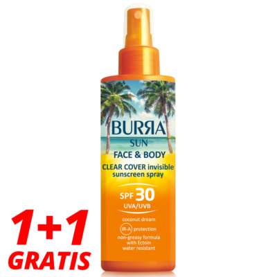 BURRA SUN Face & Body Spray SPF30, 200ml BURRA SUN Face & Body Spray SPF30, 200ml