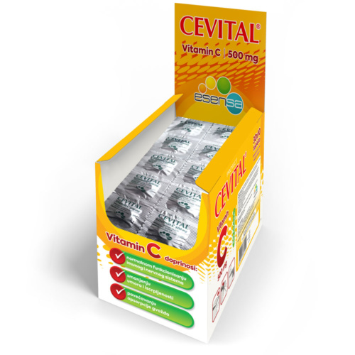 Cevital Vitamin C tablets 500mg