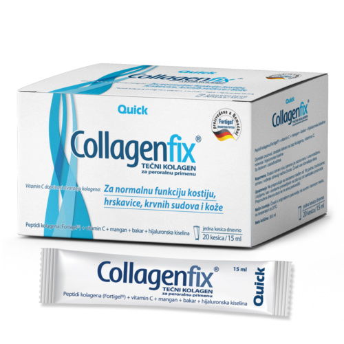 COLLAGENFIX, tečni kolagen za peroralnu primenu, 20 kesica