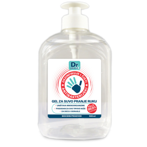 Antibakterijski gel za suvo pranje ruku 500 ml