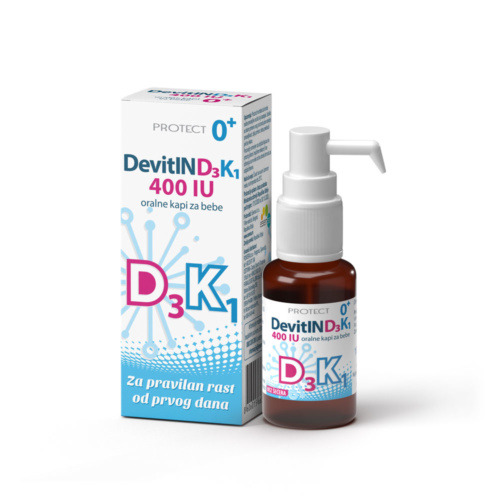 DEVITIN D3K1 ORALNE KAPI ZA BEBE, 10ML