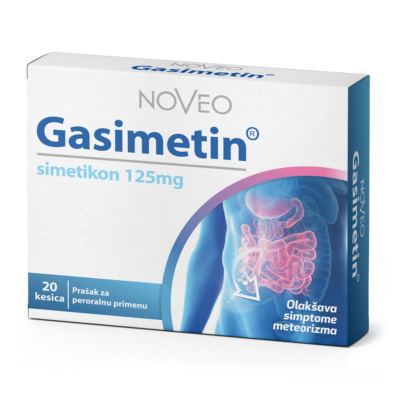 Gasimetin simetikon 125mg prašak za direktnu primenu, 20 kesica Gasimetin simetikon 125mg prašak za direktnu primenu, 20 kesica