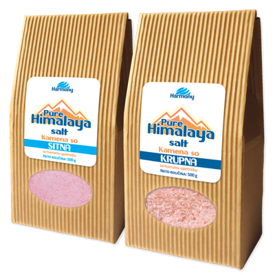 Pure Himalaya salt – coarse and fine rock salt