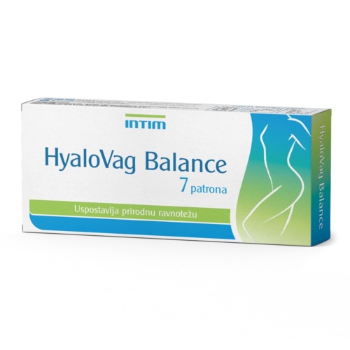 HyaloVag Balance sa natrijum-hijaluronatom i uljem cveta nevena, 7 patrona