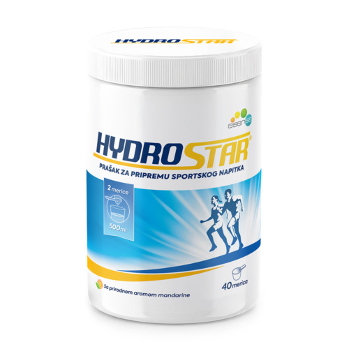 HYDROSTAR PRAŠAK ZA PRIPREMU SPORTSKOG NAPITKA 730G – 40 DOZA