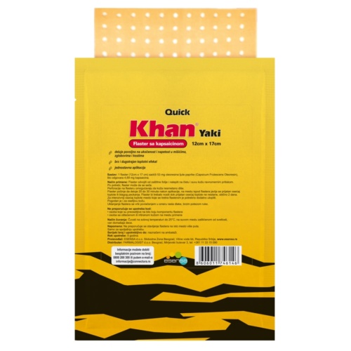 Quick-Khan Yaki adhesive tape with capsaicin