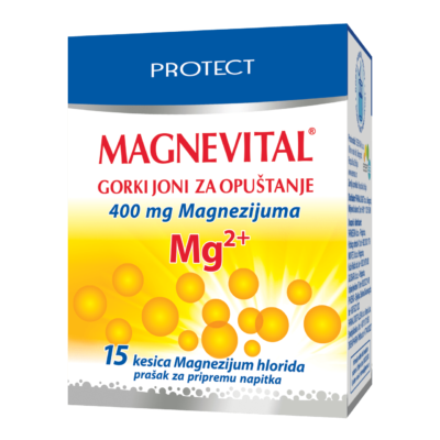 Magnevital gorki joni za opuštanje, magnezijum hlorid u prahu, 15 kesica Magnevital gorki joni za opuštanje, magnezijum hlorid u prahu, 15 kesica