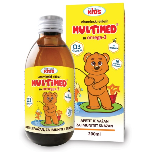 Multimed omega 3 vitaminski eliksir 200ml Multimed omega 3 vitaminski eliksir 200ml