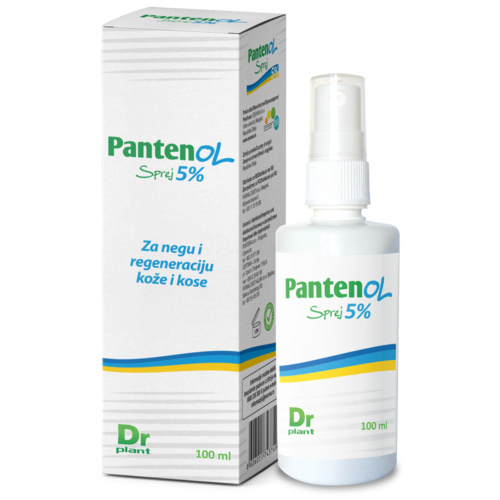 Pantenol sprej 5% za regeneraciju oštećene kože i kose, 100ml
