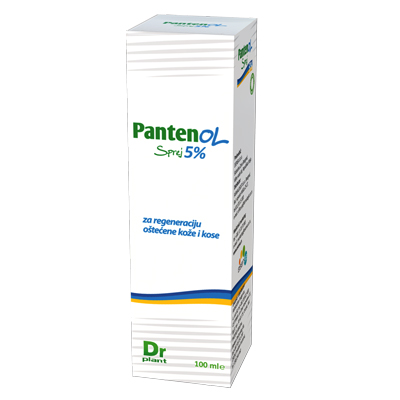 Pantenol sprej 5% za regeneraciju oštećene kože i kose 100ml Pantenol sprej 5% za regeneraciju oštećene kože i kose 100ml