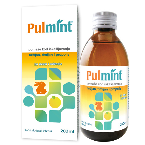 Pulmint, tečni dodatak ishrani 200ml Pulmint, tečni dodatak ishrani 200ml