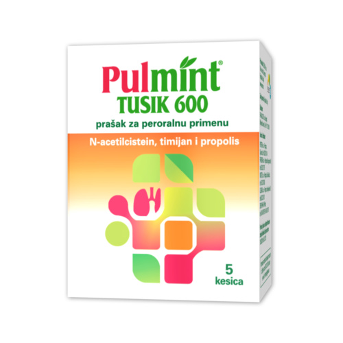 Порошок для перорального применения Pulmint Tusik 600 Порошок для перорального применения Pulmint Tusik 600