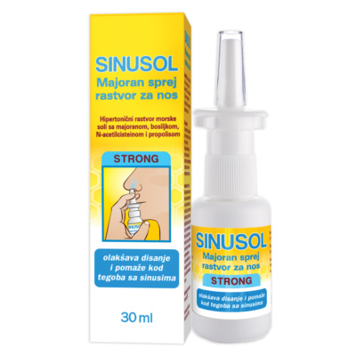Sinusol Majoran sprej rastvor za nos 30ml Sinusol Majoran sprej rastvor za nos 30ml