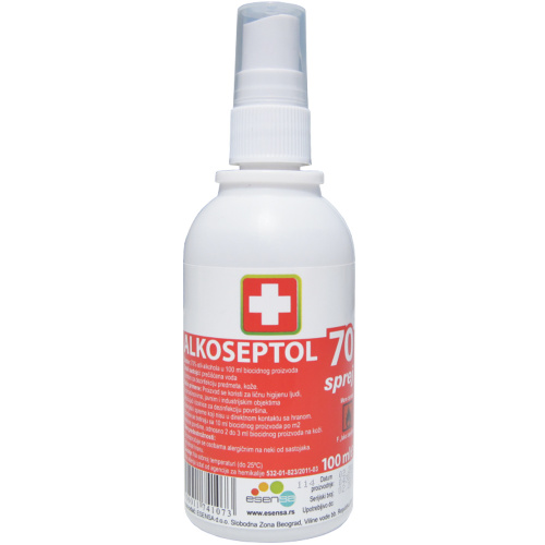 Alkoseptol 70%, sprej rastvor, 100ml Alkoseptol 70%, sprej rastvor, 100ml