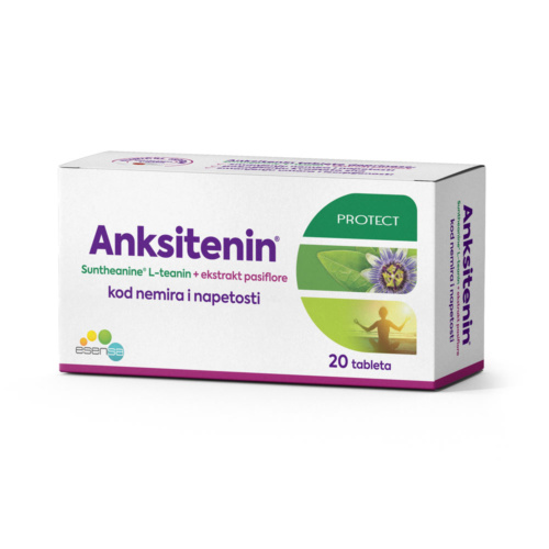 Anksitenin, L-teanin + ekstrakt pasiflore, 20 tableta