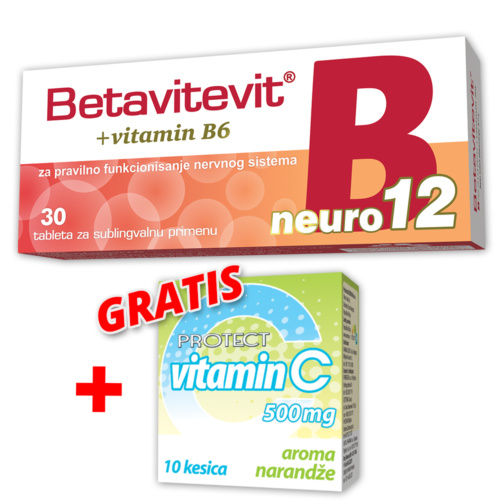 Betavitevit B12 Neuro+vitamin B6, tablete a30 Betavitevit B12 Neuro+vitamin B6, tablete a30