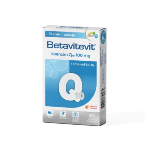 BETAVITEVIT Q10, 100 mg Coenzyme Q10 – 30 Tablets