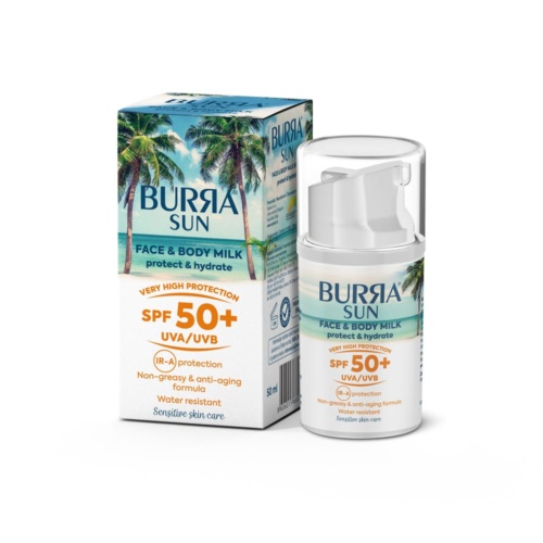 Burra Sun Face & Body spf 50+, 50ml