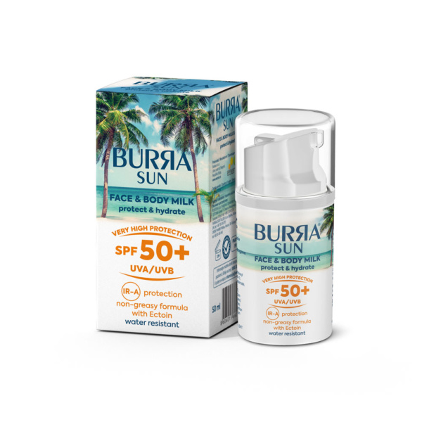 Burra Sun Face And Body Milk Spf50+ 50ml