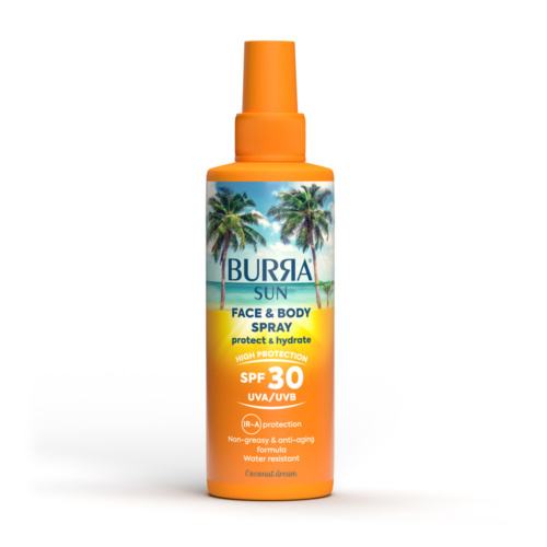 BURRA SUN Face & Body Spray SPF30, 200ml