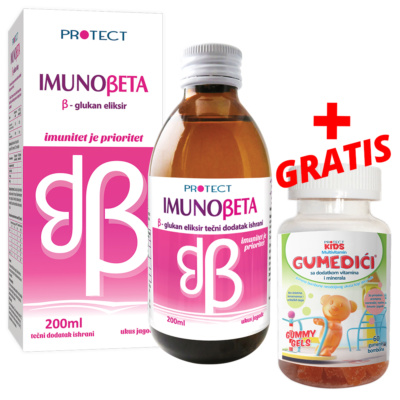 IMUNOΒETA Β-GLUKAN ELIKSIR ZA JAČANJE IMUNITETA 200ML IMUNOΒETA Β-GLUKAN ELIKSIR ZA JAČANJE IMUNITETA 200ML