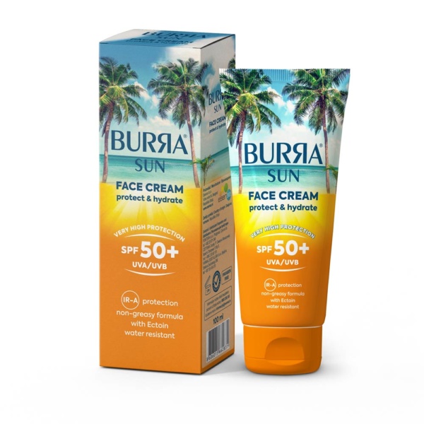 Kutija I Tuba Burra Sun Face Cream Spf50+ 100ml