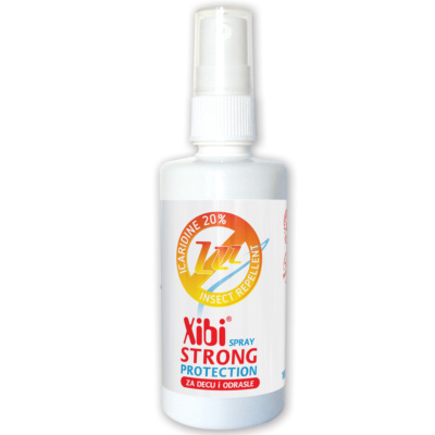 XIBI STRONG PROTECTION IKARIDIN SPRAY, PROTIV UBODA KOMARACA I KRPELJA, 100 ML XIBI STRONG PROTECTION IKARIDIN SPRAY, PROTIV UBODA KOMARACA I KRPELJA, 100 ML