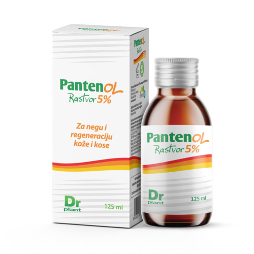 Pantenol rastvor 5% za regeneraciju oštećene kože i kose, 125ml