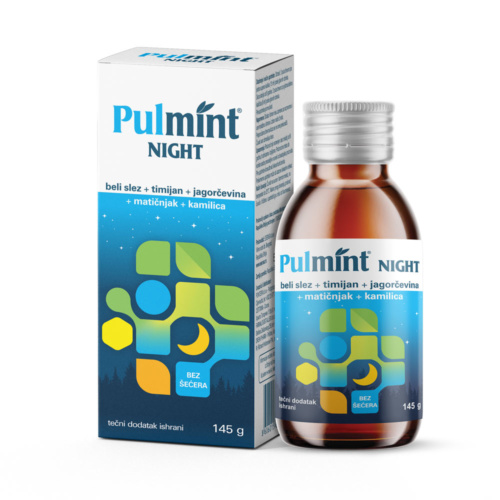 Pulmint Night tdi za smirivanje kašlja 145g