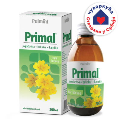 Primal – pomaže kod svih vrsta kašlja, 200 ml Primal – pomaže kod svih vrsta kašlja, 200 ml