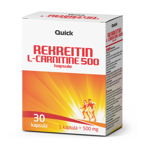 L – carnitine 500 L – carnitine 500
