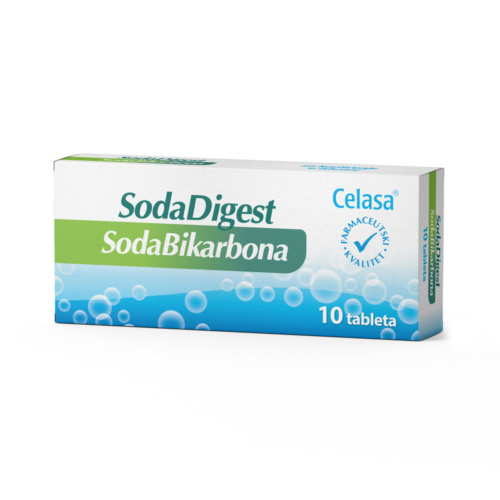 Sodadigest Soda bikarbona 10 tableta