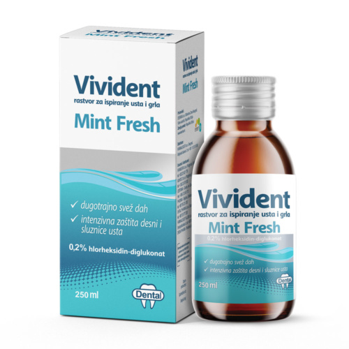 Vivident Mint fresh раствор для полоскания рта и горла
